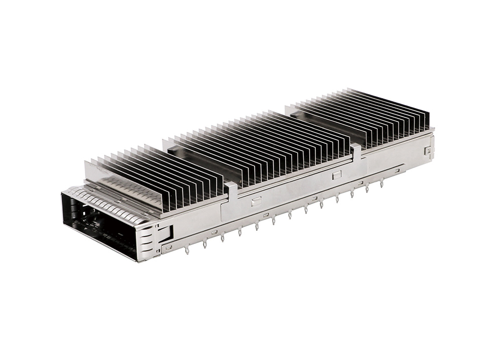 Single layer CFP2 200G fiber cage 1 * 1 with heat sink
