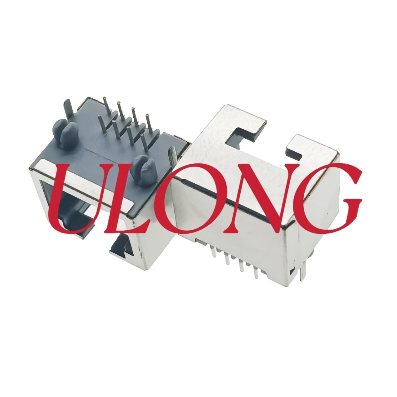 MINI RJ45连接器网口插座单口屏蔽迷你超薄