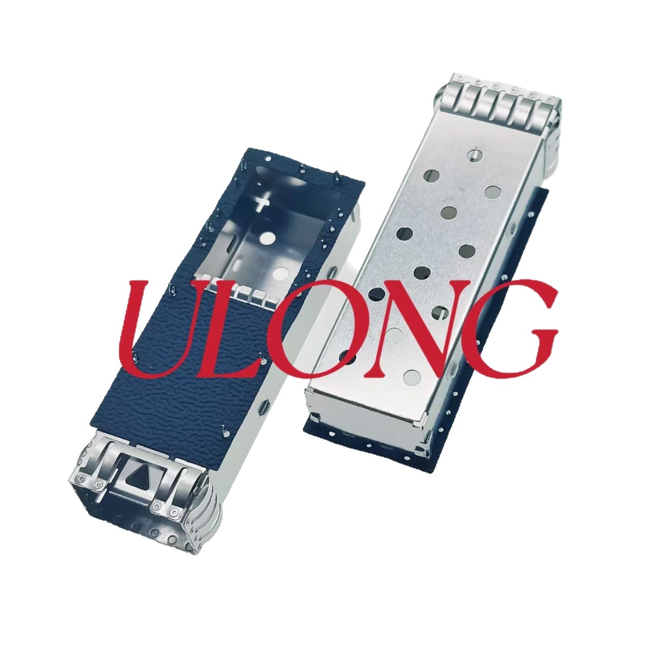 SFP28光纤连接器25G单口压接笼子带绝缘垫片