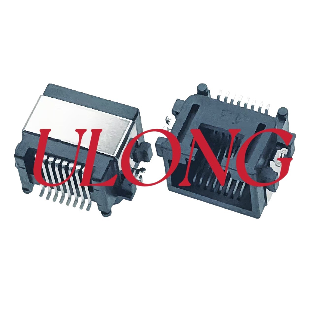 深圳工厂直销沉板SMT RJ45 8P8C 沉板8.6MM半包