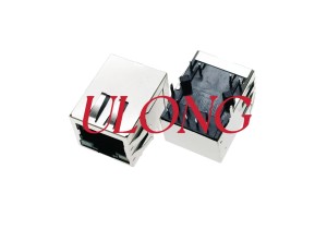 厂家直销带滤波器RJ45千兆带灯带弹替代汉仁HR911130C