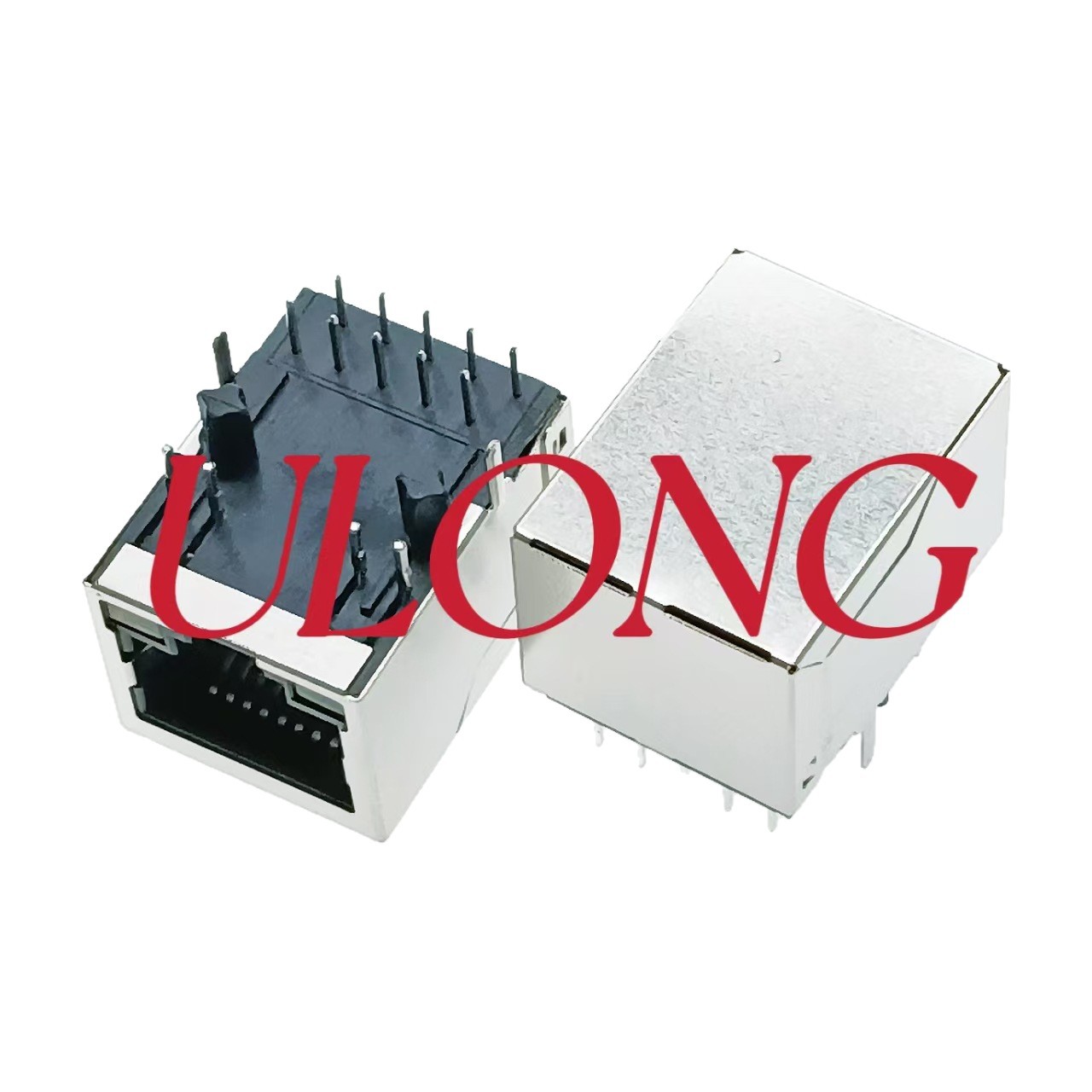 带滤波器RJ45 百兆带灯平100BASE 替代汉仁HR911105A