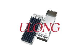 QSFP28-1X1笼子带散热片加高 速率100G