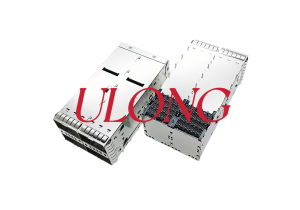 光纤连接器QSFP28 2X2双层带灯100G